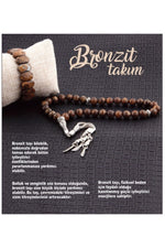 Sertifikalı Bronzit Bileklik Ve Tesbih Takımı