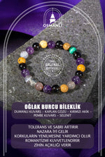 Oğlak Burcu Doğal Taş 8mm Bileklik