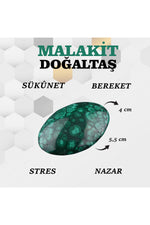 Sertifikalı Doğaltaş Malakit 5,5x4 Cm D016
