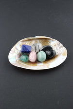 Lapis, Amazonit, Pembe Kuvars, Obsidyen, Shungite, Florit, Rutilli Kuvars, Istiridye Kabuk Doğal Taş