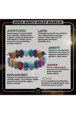 Sertifikalı Boğa Burcu Roleks Bileklik B026