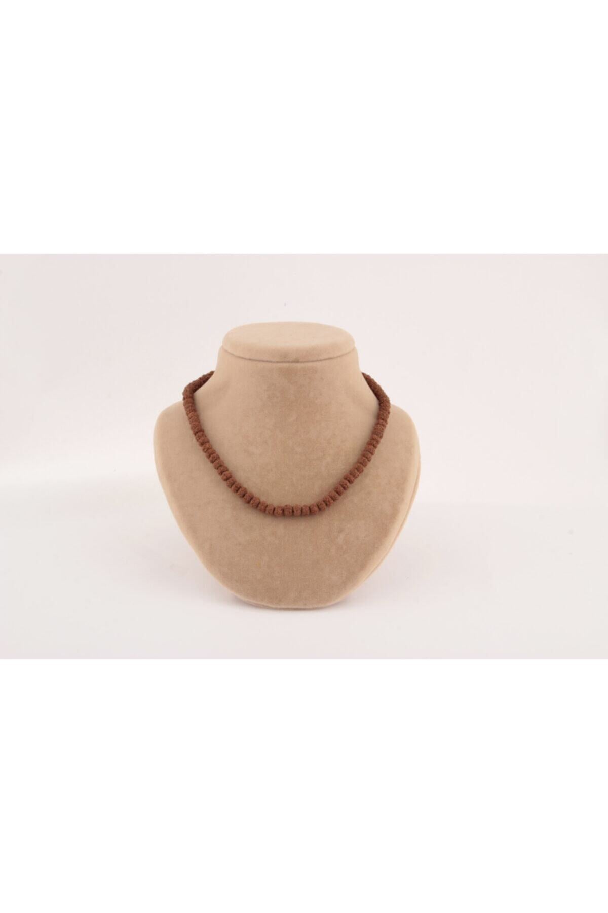 Sertifikalı Rudraksha Tohum 6mm Kolye (DÜĞÜMSÜZ)