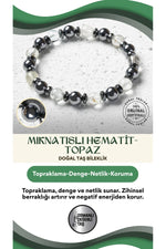 Sertifikalı Mıknatıslı Hematit ve Topaz