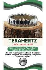 Sertifikalı Terehartz Doğal Taş Roleks Bileklik-b800