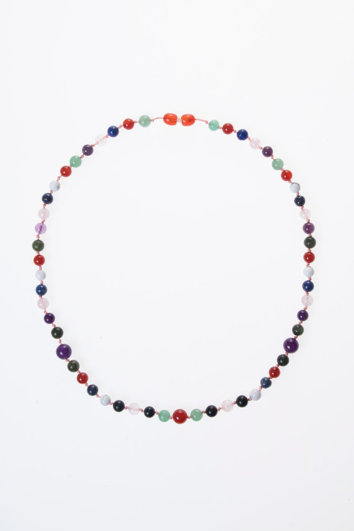 Sertifikalı Aventurin-pembe Kuvars-obsidyen-lapis-havlit-yeşim-ametist Kız Öğrenci Kolye