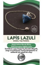 Sertifikalı Lapis Doğal Taş Pandül - S019