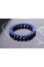 Sertifikalı Doğal Taş Bileklik - Lapis 8 Mm B512