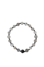 SERTİFİKALI Labrodorite Doğal Taş Bileklik 6-8 mm