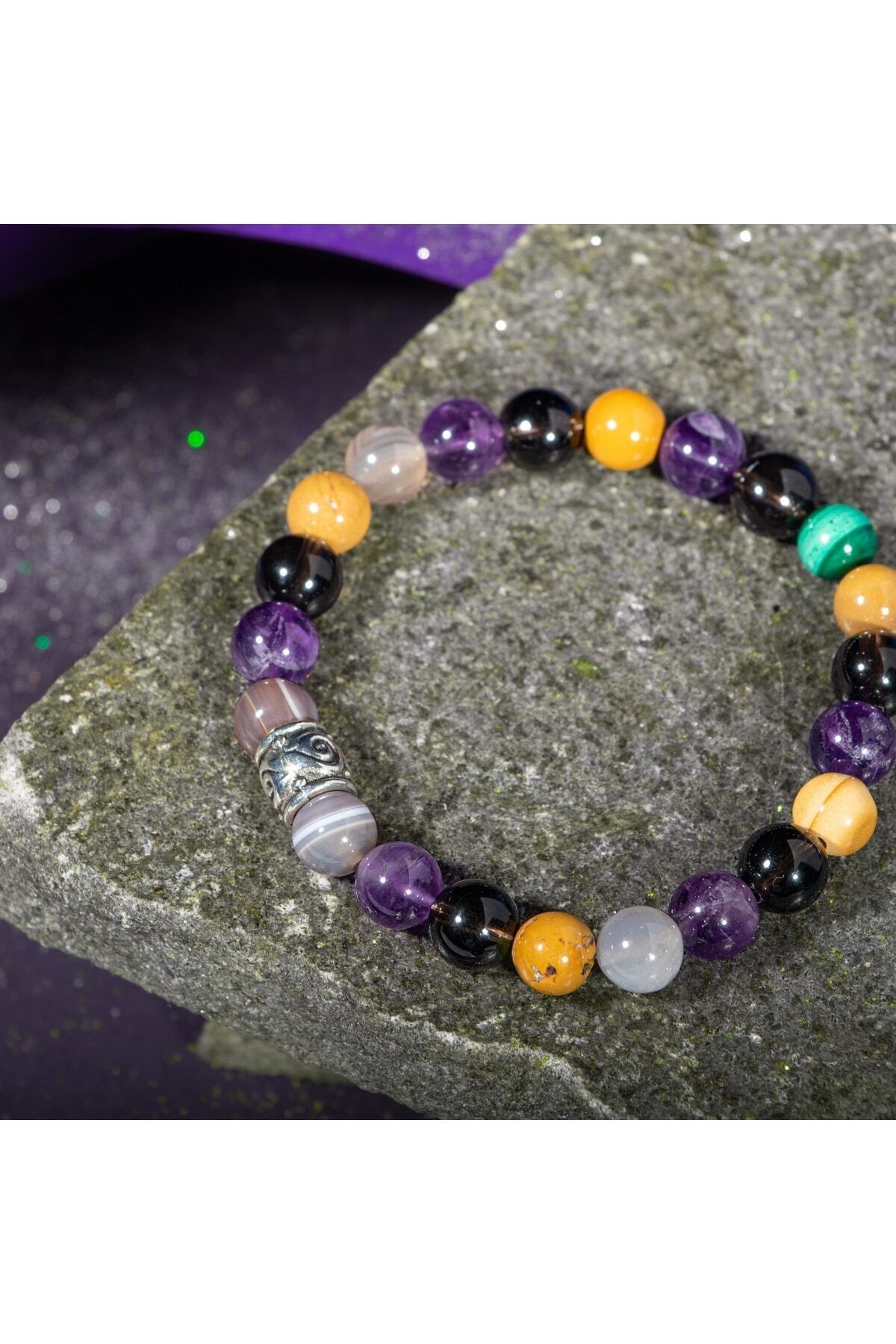 Oğlak Burcu Doğal Taş 8mm Bileklik