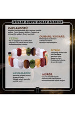 Sertifikalı Ikizler Burcu Roleks Bileklik B032