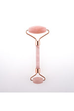 Sertifikalı Pembe Kuvars Doğal Taşı roller Masaj Aleti - 15 X 6 Cm Ma038