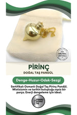 Sertifikalı Osmanlı Doğal Taş Pirinç Pandül