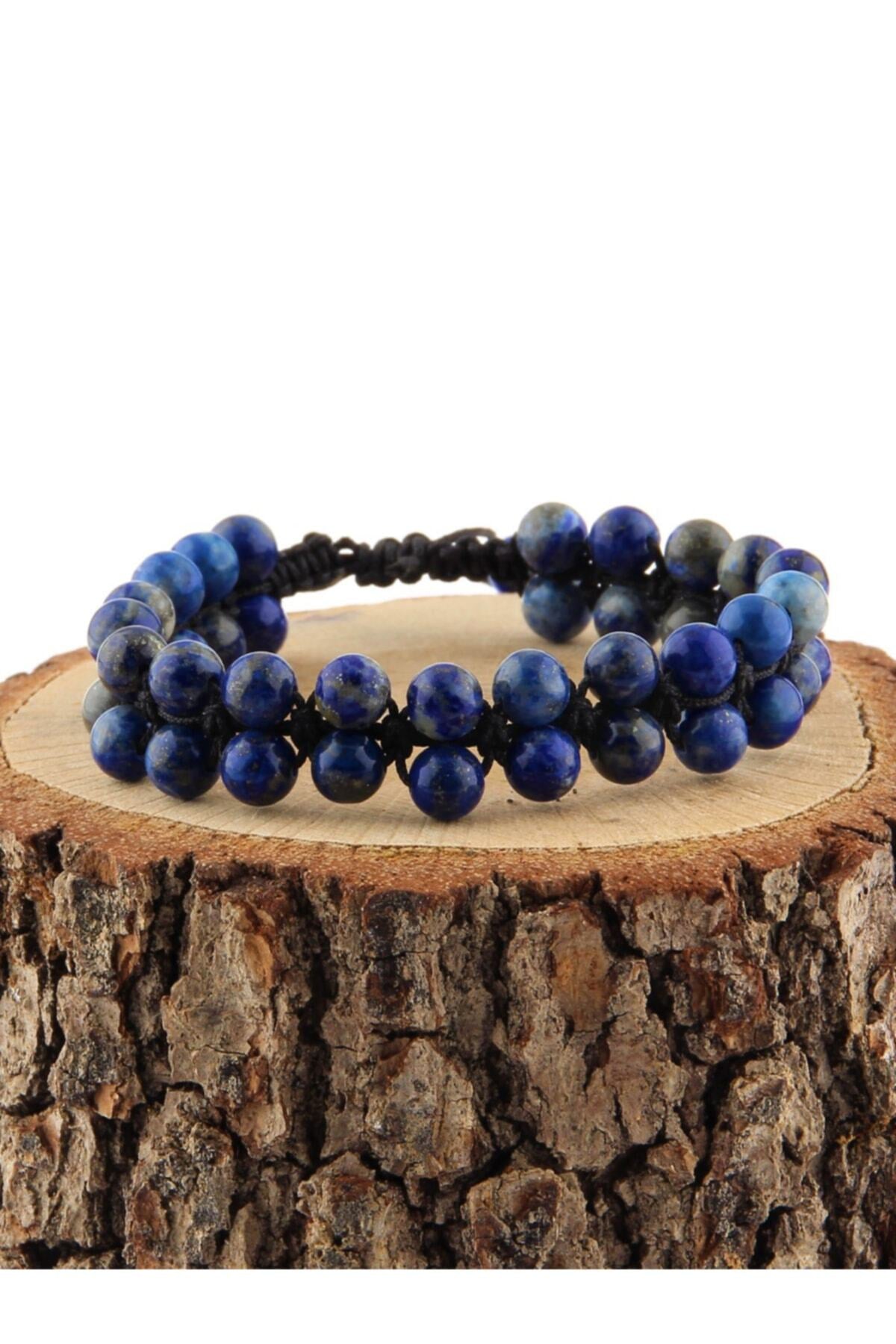 Sertifikalı Lapis Doğal Taşı Bileklik - 6 Mm B656