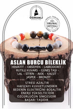 Sertifikalı Aslan Burcu Bileklik B050