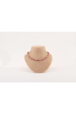 Sertifikalı Jasper Pembe 6mm Kolye (DÜĞÜMSÜZ)