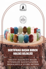 Sertifikalı Başak Burcu Roleks Bilekliği B759