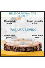 Sertifikalı Helidor Doğal Taş Bileklik 6 Mm - B821