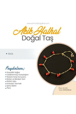 Sertifikalı Akik Doğaltaş Halhal 6 Mm, B951