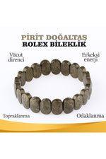 Sertifikalı Prit Doğaltaş Roleks Bileklik 15 Mm, B900