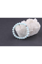 Sertifikalı Larimar Doğal Taş Bileklik 8 Mm B880