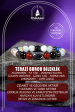Terazi Burcu Doğal Taş 8mm Hematit Bileklik