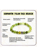 Sertifikalı Serpantin Bileklik 6mm