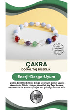 Çakra Doğal Taş Bileklik /lapis Aventurin Sitrin Jasper Ametist Ay Taşı K.kuvars Akuamarin Akik