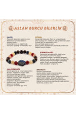 Sertifikalı Aslan Burcu Bileklik B044