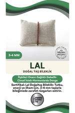Sertifikalı Lal Doğaltaş Bileklik 3-4 Mm, B974