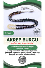 Sertifikalı Akrep Burcu 99'luk Tesbih T098
