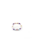 Sertifikalı Doğal Taş Bileklik- Pembe Opal, Ametist, Kunzit, Larimar,ay Taşı B584