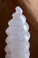 SERTİFİKALI Selenit Spiral Doğal Taş Obje ODT076