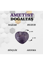 Sertifikalı Ametist ( Taşlar) Doğaltaş 4 Cm D013