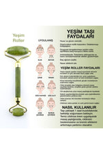 Sertifikalı 1. Sınıf Yeşim Masaj Aleti Roller( Sertifikalı)
