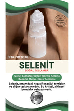 SERTİFİKALI Selenit Doğal Taş Lamba ODT078