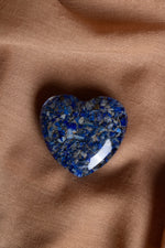 Sertifikalı Lapis Lazuli Doğal Taş Kalp Obje P048