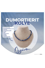 Sertifikalı Dumortierit Doğaltaş Kolye 8 Mm, M515