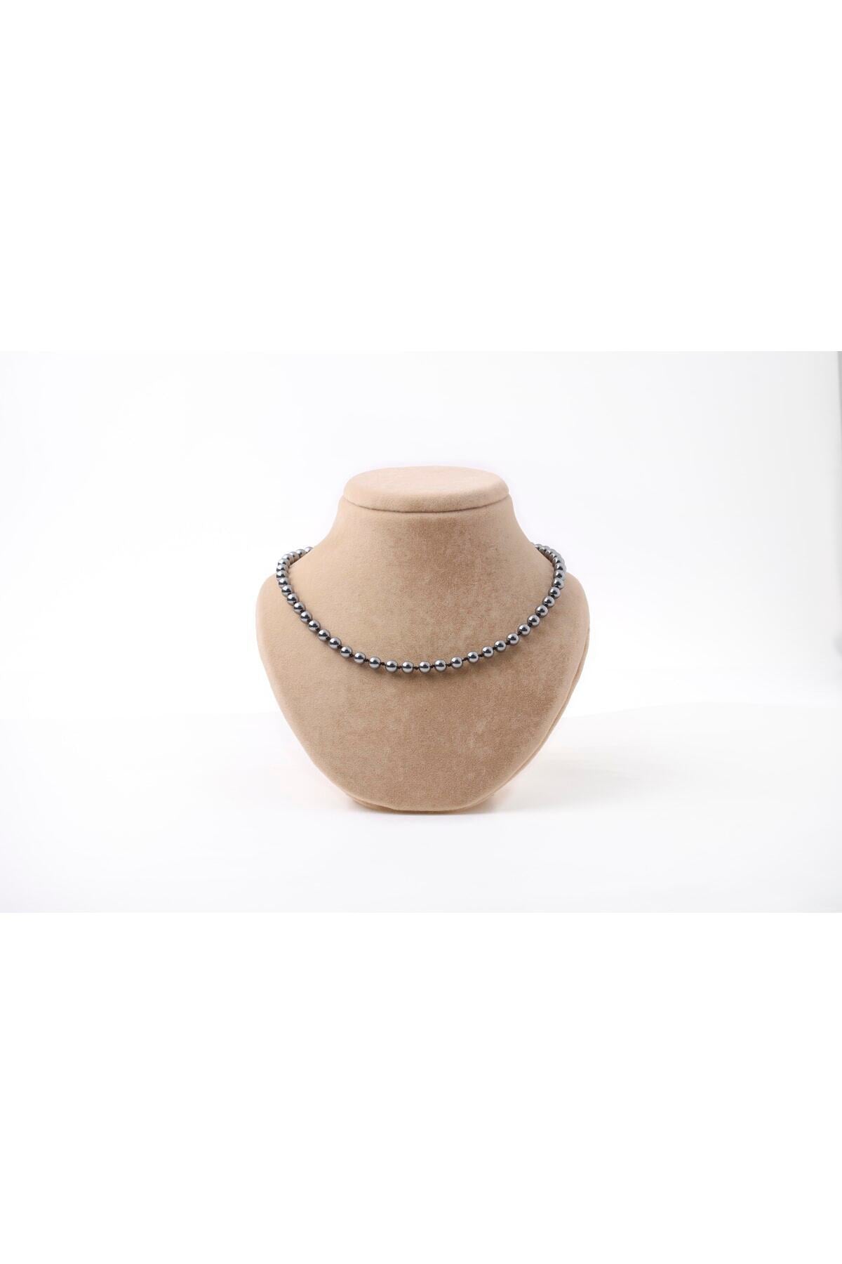 Sertifikalı Trehartz Doğaltaş Kolye 6 Mm, M595