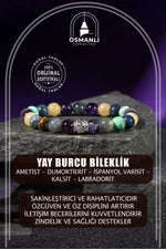 Yay Burcu Doğal Taş 8mm Bileklik