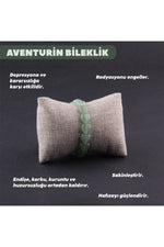 Sertifikalı Aventurin Doğal Taş Bileklik - B761