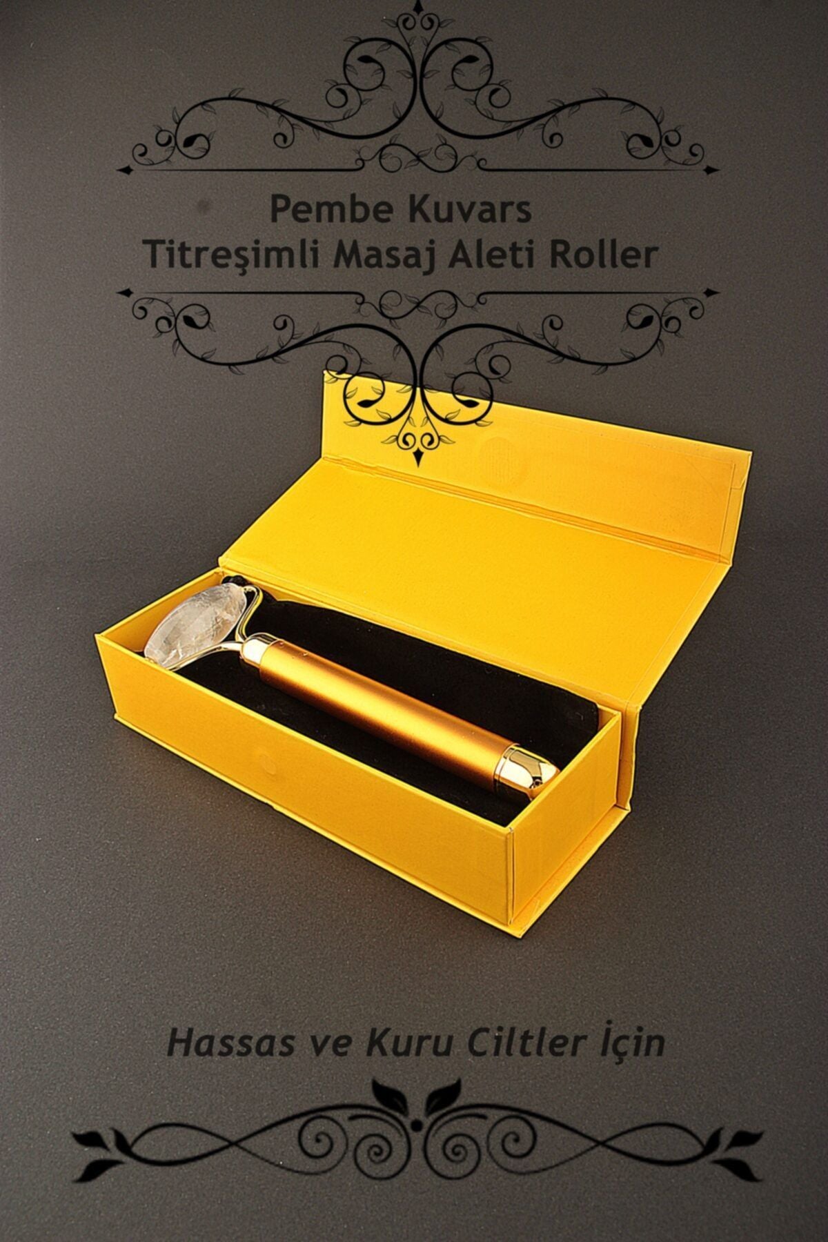 Sertifikalı Titreşimli Kristal Kuvars Masaj Aleti