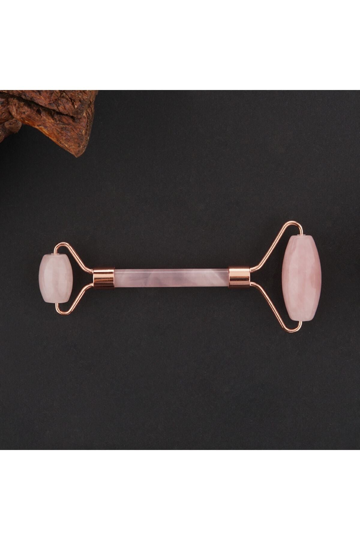 Sertifikalı Pembe Kuvars Roller Masaj Aleti