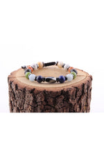 Unisex Öğrenci Bilekliği-shungite-akuamarin-obsidyen-havlit-lapis-yeşim-hakiki Yemen Akiği-sedef