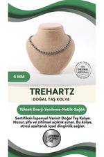 Sertifikalı Trehartz Doğaltaş Kolye 6 Mm, M595