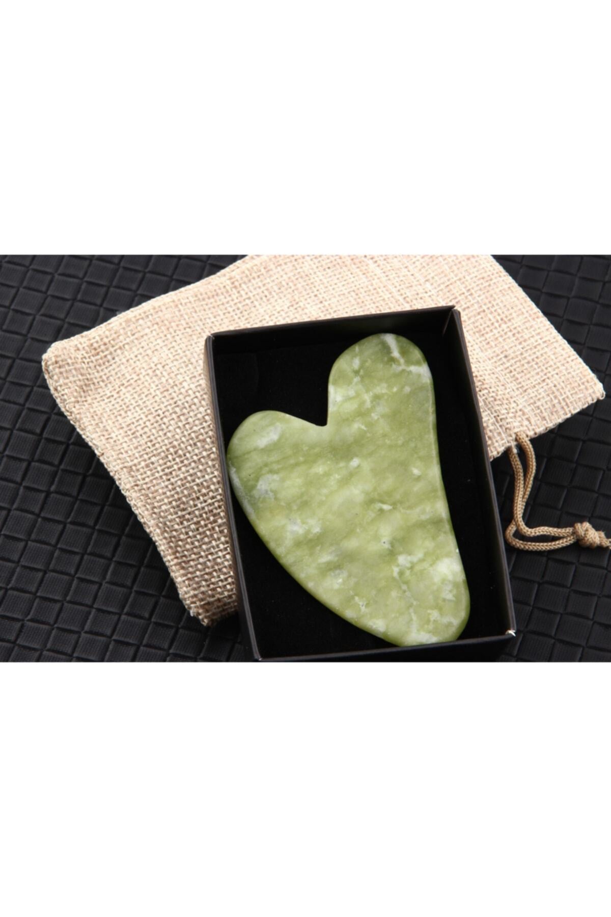 Sertifikalı Yeşim Gua Sha Masaj Taşı
