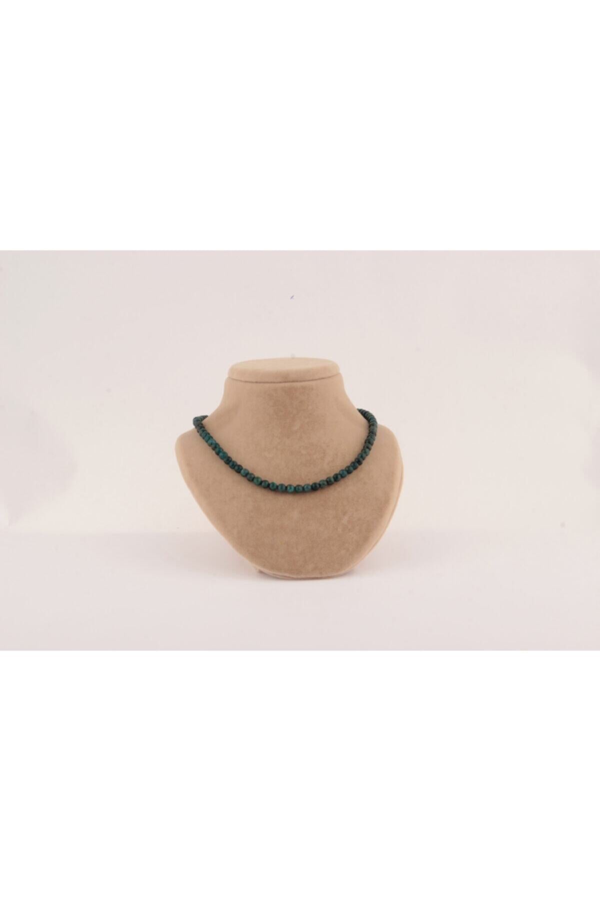 Sertifikalı Apatit 6mm Kolye (DÜĞÜMSÜZ)