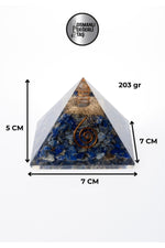 Sertifikalı Lapis Lazuli Doğal Taş Piramit No:2 P024