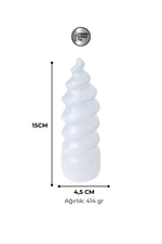 SERTİFİKALI Selenit Spiral Doğal Taş Obje ODT076