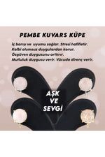 Sertifikalı Pembe Kuvars Doğal Taş Küpe - 10mm Oval