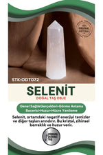 SERTİFİKALI Selenit Doğal Taş Obje ODT072